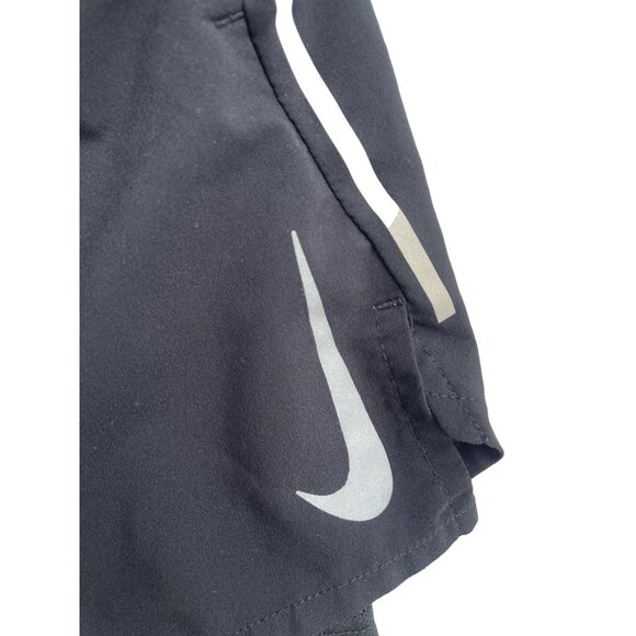 Nike Dri-Fit Women's Medium Med M Black Mesh Cycling lined Running Shorts - Picture 6 of 12